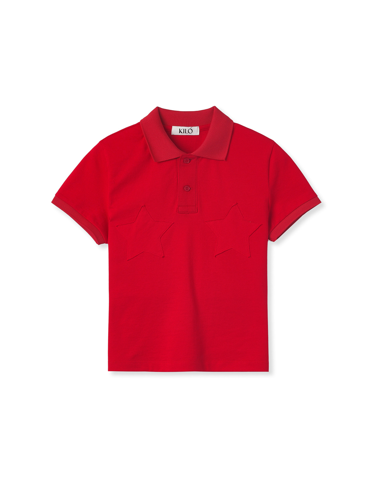 PATCH POLO SHIRT (RED)