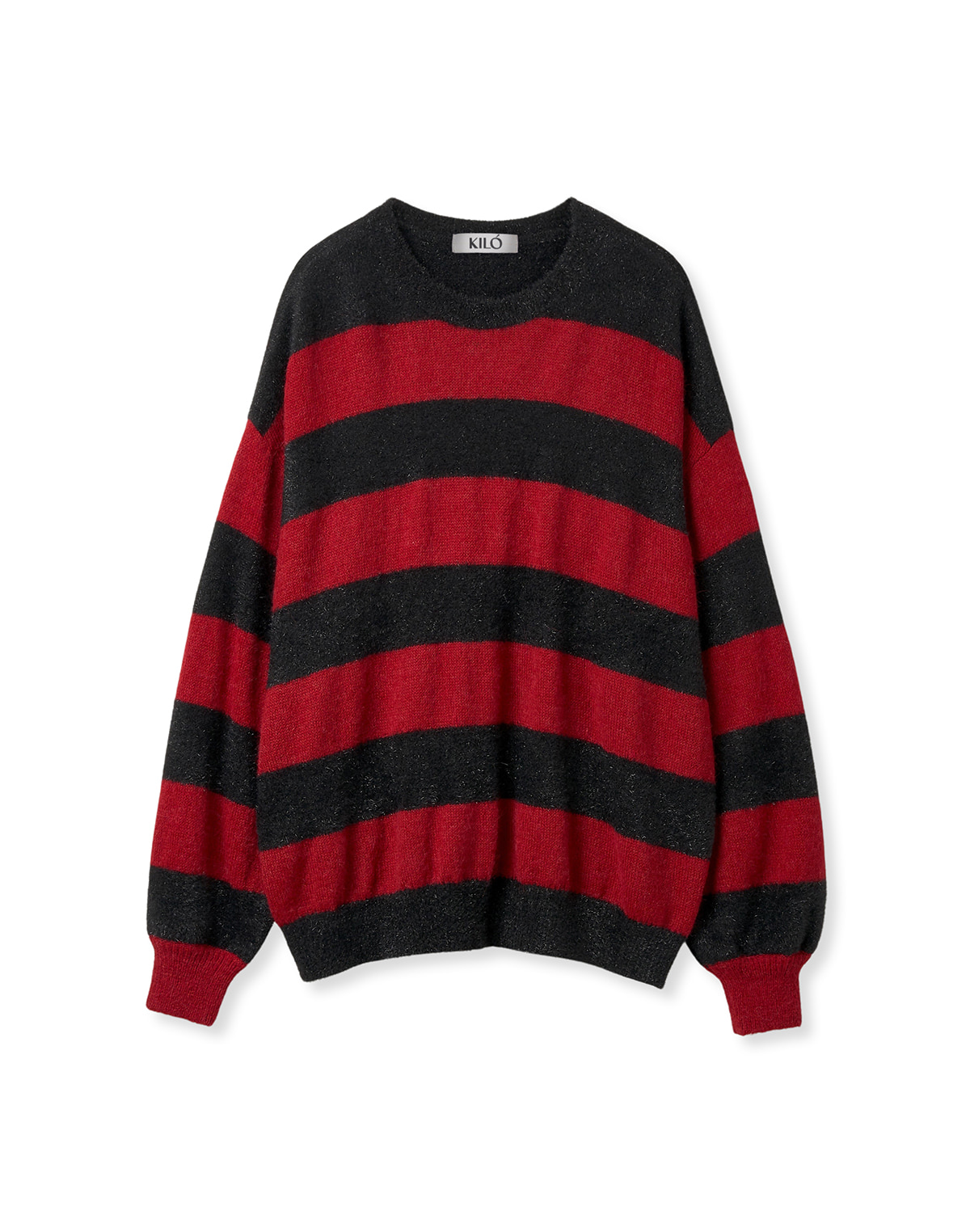 METAL OVERSIZED KNIT (RED)